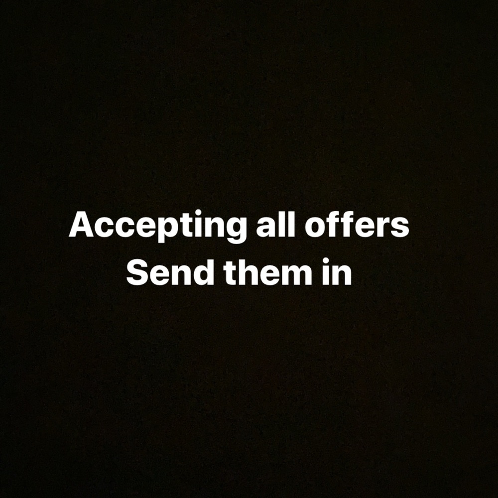Send your best offer on all items in my closet